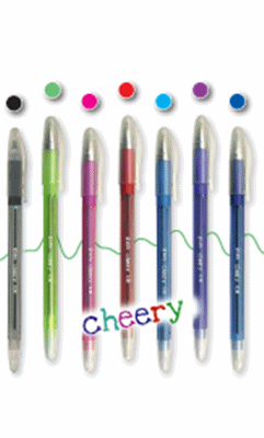 ปากกาเจลลูกลื่นG-SOFT-cheery.0.38 