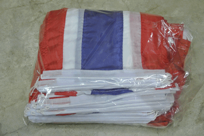 ธงชาติ 400*600ซม. ยาว (ห่อ 1 ผืน)(สั่งตัด)
