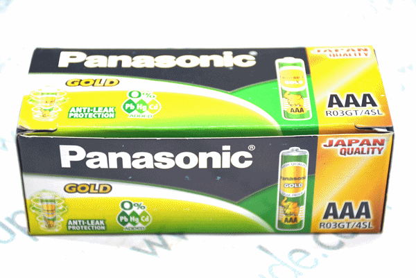 ถ่านไฟฉาย Panasonic-AAA สีเขียว (60/20)(ไม่รับคืน)